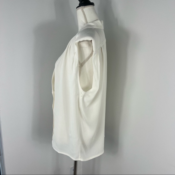 NEW Remain Birger Christensen padded shoulder tux top - Picture 3 of 7